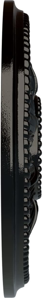 Ekena Millwork CM18ED1BPS Edinburgh Ceiling Medallion, 18 1/8 OD x 3 1/2 ID x 2 3/4 P, Black Pearl