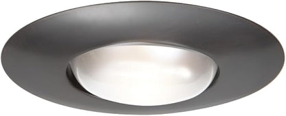 HALO 301 Series 6 in. Tuscan Bronze Recessed Ceiling Light Open Splay Trim