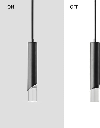 Modern Pendent Lights in Kitchen, Black Mini Pendant Light Bedroom Bedside Table Small Chandelier, Metal Rod Ceiling Pendant Lighting for Kitchen Island Bedroom Restaurant bar (3-Pack)