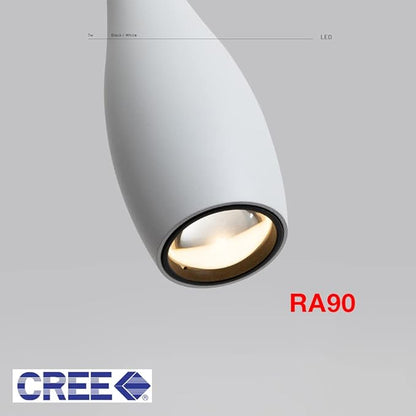 White Pendant Light for Kitchen Island, LED Dimmable Pendant Light fixtures, Small Modern Industrial Hanging Pendant Light for Over Sink, Bar, Dining Room, Bedside
