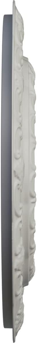 Ekena Millwork CM15LIPCF 15-3/8" x 7" x 1" Lisbon Ceiling Medallion, Pot of Cream