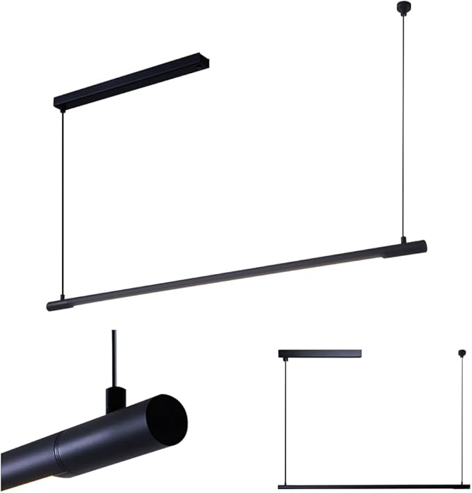 Solvita Professional LED Billiard & Pool Table Light, Non-Flickering & Evenly Distributed Light Source & Adjustable Height - Rotaflex, Bright White 3000K (52 inch)