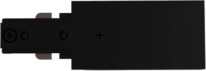 Lighting, H Track Live End Connector in Black