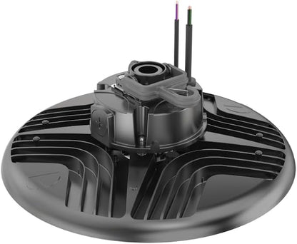 Lithonia Lighting REBL Round High Bay LED Light, 24,000/27,000/30,000 Adjustable Lumen Output, 3500K/4000K/5000K Switchable White Color Temperature, Work Light, UVOLT 120-347V, 14.6" x 7.7", Bronze