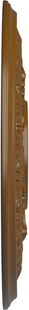 Ekena Millwork CM15BASTF 15-3/8" x 4-1/4" x 1-1/2" Baltimore Ceiling Medallion, Smokey Topaz