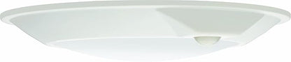Juno JSBT 6-Inch SlimBasics Tapered Disk Downlight, Switchable + PIR Sensor, White (1 Pack)