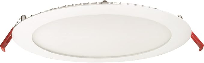Juno WF8 SWW5 90CRI MW M6 Round LED LED Wafer Downlight, 120 Volts, Switchable Color Temperature 2700K/3000K/3500K/4000K/5000K, Triac Dimming, 8-Inch Ultra Thin Trim, Matte White