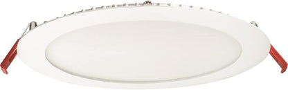Juno WF8 SWW5 90CRI MW M6 Round LED LED Wafer Downlight, 120 Volts, Switchable Color Temperature 2700K/3000K/3500K/4000K/5000K, Triac Dimming, 8-Inch Ultra Thin Trim, Matte White