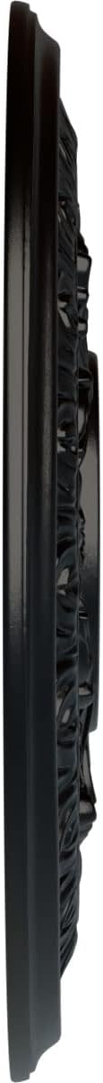 Ekena Millwork Baltimore Ceiling Medallion, Jet Black