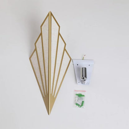 Modern Wall Light Simple Creative Wall Sconces Bedroom Aisle Living Room Wall Lamp Holder E12 Socket Art Deco Lighting Fixture (Bulb Not Included) (Pack of 2)