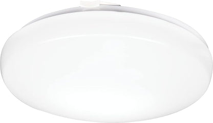 Lithonia Lighting 14 Inch Round LED Flush Mount Ceiling Light, Low Profile Modern Ceiling Light Fixture, 4000K Cool White Color Temperature, Dimmable, White (FMLRL 14 20840 M4)