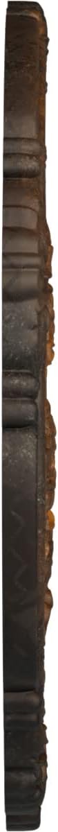 Ekena Millwork CM26ATRUS 26"OD X 3 3/4"ID X 1 1/2"P Attica With Rose Ceiling Medallion Fits Canopies Up To 4 1/2", Rust