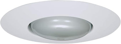 HALO 301P Recessed Ceiling Light Open Splay Trim, White, 6 inch