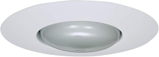 HALO 301P Recessed Ceiling Light Open Splay Trim, White, 6 inch