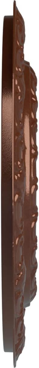 Ekena Millwork CM15LICPS 15 3/8"OD X 7"ID X 1"P Lisbon Ceiling Medallion Fits Canopies Up to 7", Copper Penny
