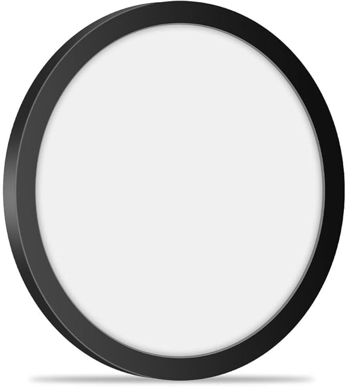 mw LED Flush Mount Ceiling Light, 7 Inch Black Flush Mount Light,14W 120V, 5CCT 2700/3000/3500/4000/5000K, Dimmable Slim LED Ceiling Lights for Bedroom, Kitchen, Hallway, Laundry