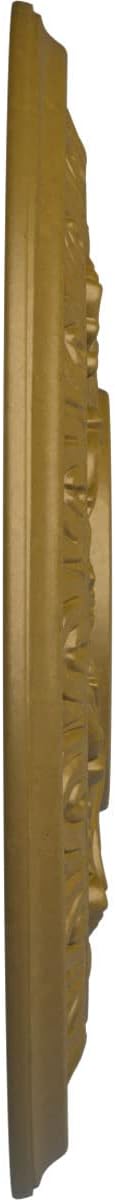 Ekena Millwork CM15BAGLS 15-3/8" x 4-1/4" x 1-1/2" Baltimore Ceiling Medallion, Gold
