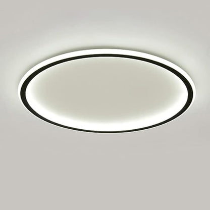 Dimmable LED Ceiling Light Fixture Flush Mount,12" Round Recessed Ceiling Lamp with APP Adjustment,Black Ceiling Lamp 3000K-6000K 33W Close to Ceiling Indoor Lighting for Bedroom Dining Living Room