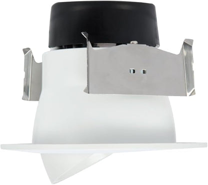 HALO 4 in. Integrated LED Recessed Retrofit Adjustable Downlight Module, 3000K, Warm White, 600 Lumens, 35 Degree Tilt, 360 Degree Rotation LA4069301EWH