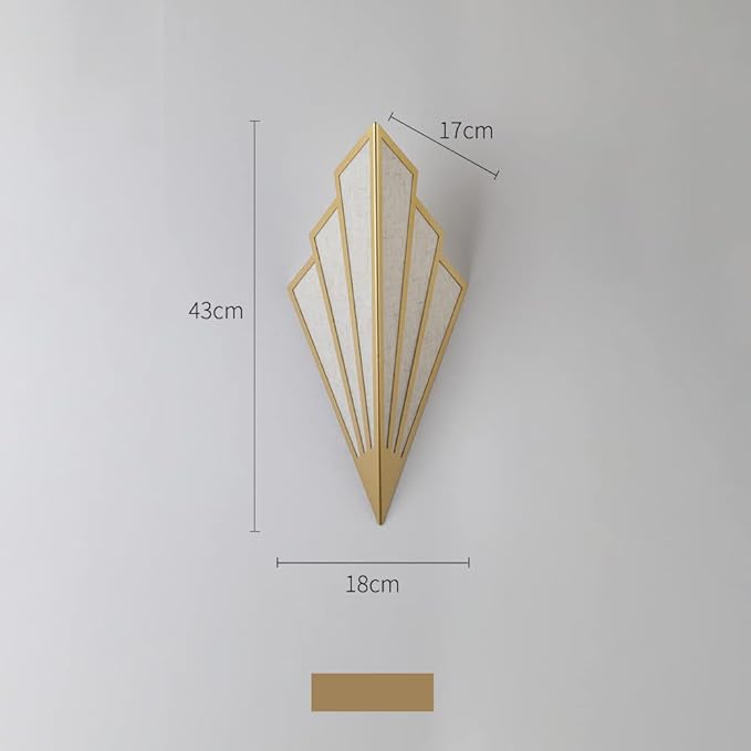 Modern Wall Light Simple Creative Wall Sconces Bedroom Aisle Living Room Wall Lamp Holder E12 Socket Art Deco Lighting Fixture (Bulb Not Included) (Pack of 2)