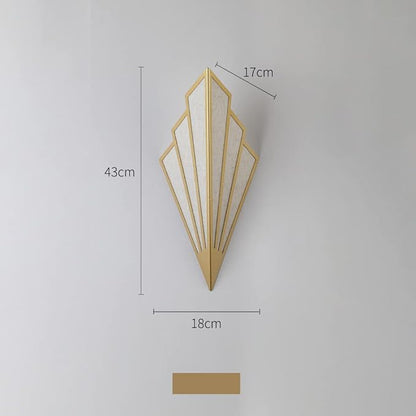 Modern Wall Light Simple Creative Wall Sconces Bedroom Aisle Living Room Wall Lamp Holder E12 Socket Art Deco Lighting Fixture (Bulb Not Included) (Pack of 2)
