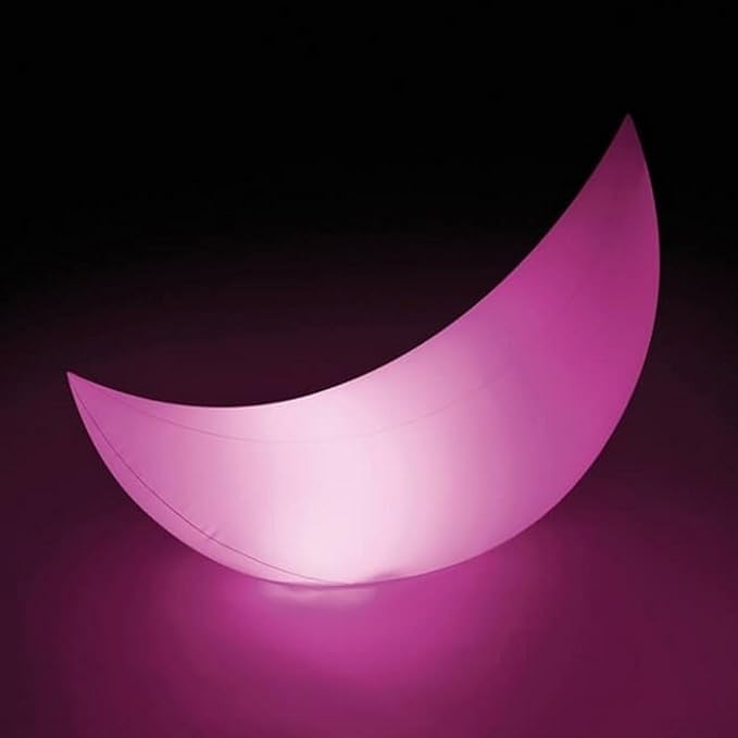 Intex Giant Moon Floating LED Light 6 Colours, 135 x 43 x 89 cm, Perfect for Garden Lighting