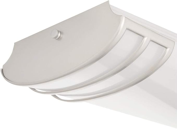 Lithonia Lighting FMLFUTL 24-Inch 840 BN 2-Foot Futra Linear Design for Kitchen| Office| Closet| 2180 Lumens, 120 Volts, 25 Watts, Wet Listed, Brushed Nickel