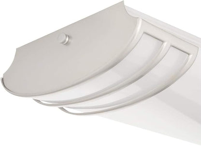 Lithonia Lighting FMLFUTL 24-Inch 840 BN 2-Foot Futra Linear Design for Kitchen| Office| Closet| 2180 Lumens, 120 Volts, 25 Watts, Wet Listed, Brushed Nickel