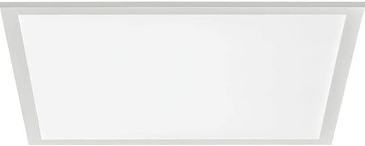 Lithonia Lighting CPX 2x2 LED Flat Panel Light, 2 ft. x 2 ft. LED Light Panel, Ceiling Lighting Fixture for Shop Lighting, 3200 Lumens, Smooth Satin Lens, 4000K Cool White