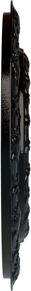 Ekena Millwork CM15LIBPS 15 3/8"OD X 7"ID X 1"P Lisbon Ceiling Medallion Fits Canopies Up to 7", Black Pearl