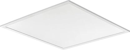 Lithonia Lighting CPX LED Flat Panel Light, 2Ftx2Ft LED Light Panel, Ceiling Lighting Fixture, 2500/3200/4000 Adjustable Lumens, 3500K/4000K/5000K Switchable CCT, Smooth Satin Lens, White (4-Pack)