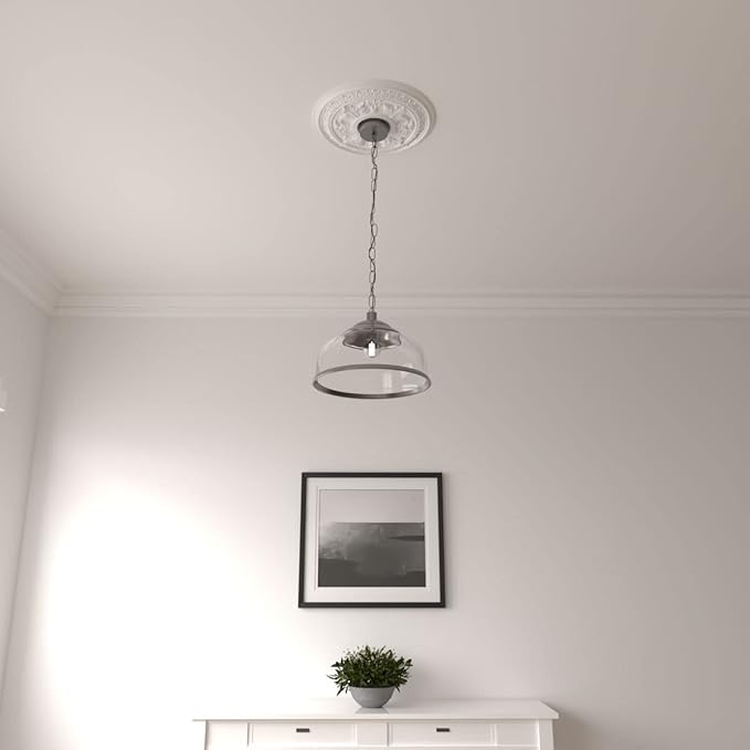 15 3/8"OD x 4 1/4"ID x 1 1/2"P Baltimore Ceiling Medallion (Fits Canopies up to 5 1/2")
