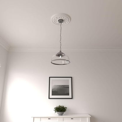 15 3/8"OD x 4 1/4"ID x 1 1/2"P Baltimore Ceiling Medallion (Fits Canopies up to 5 1/2")