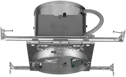 Juno 6 Inch Incandescent Ceiling Light Housing for New Construction, IC Rated Recessed Light, Damp Location UL Listed Can Lighting, Includes Push-In Electrical Connectors and Integrated Air-Loc Gasket