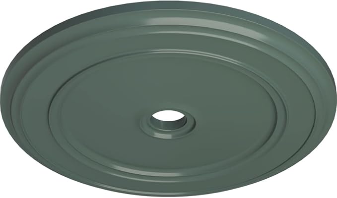 Ekena Millwork CM41CLCBF - 41 1/8"OD x 4"ID x 2 1/8"P Classic Ceiling Medallion (Fits Canopies up to 5 1/2") - Ceiling Medallion, Cloud Burst