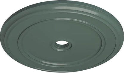 Ekena Millwork CM41CLCBF - 41 1/8"OD x 4"ID x 2 1/8"P Classic Ceiling Medallion (Fits Canopies up to 5 1/2") - Ceiling Medallion, Cloud Burst