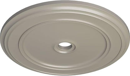 Ekena Millwork CM41CLPWS Classic Ceiling Medallion, 41 1/8"OD x 4"ID x 2 1/8"P, Hand-Painted Pearl White