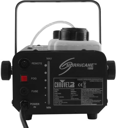 CHAUVET DJ Hurricane 1000 Compact Fog Machine with wireless Remote