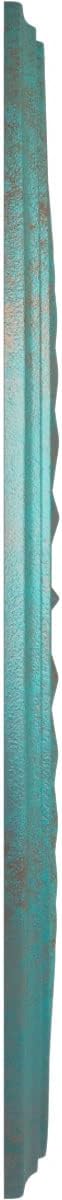 Ekena Millwork CM33LECGS 33-1/8" x 3-1/2" x 1-3/8" Leandros Ceiling Medallion, Copper Green Patina