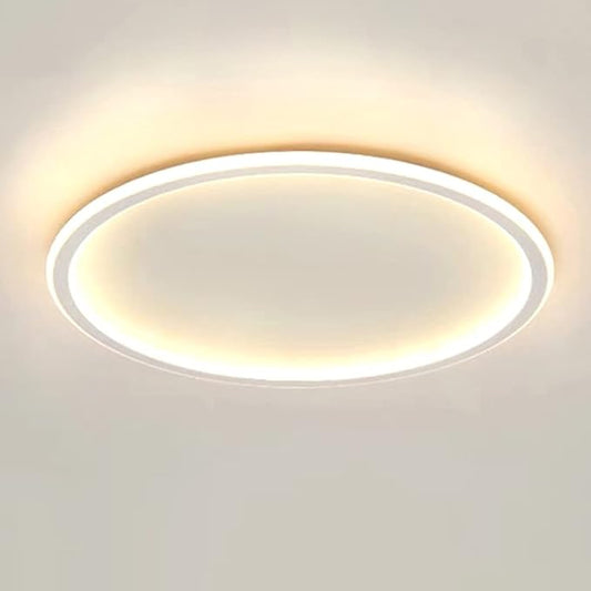 Dimmable LED Ceiling Light Fixture Flush Mount,20 inch Modern 3000K-6000K Round Recessed Ceiling Lamp with APP Adjustment,White Ceiling Lights 55W Close to Ceiling Lighting for Bedroom Living Room
