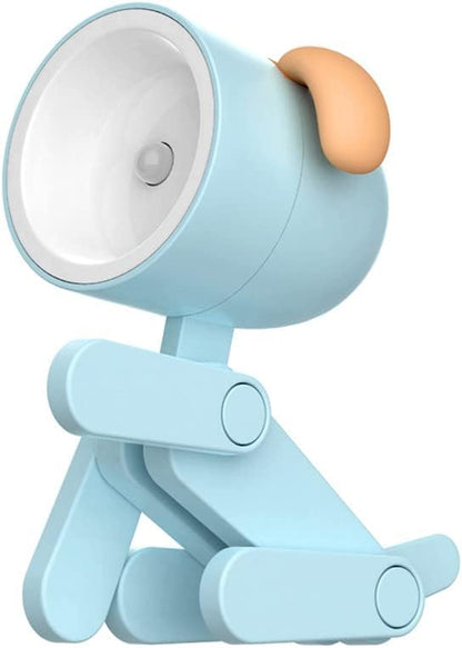 Cute Night Light for Kids, Adorable Mini Led Table Desk Lamp, Decorative Lamp Nightstand, Animal Pet Nightlights, Christmas Decorate Birthday Gifts for Children, Students (1 x Blue Dog)