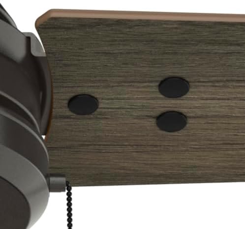 Hunter Cassius - Outdoor or Indoor Ceiling Fan No Light (Noble Bronze, 52 inch)