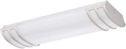 Lithonia Lighting FMLFUTL 24-Inch 840 BN 2-Foot Futra Linear Design for Kitchen| Office| Closet| 2180 Lumens, 120 Volts, 25 Watts, Wet Listed, Brushed Nickel