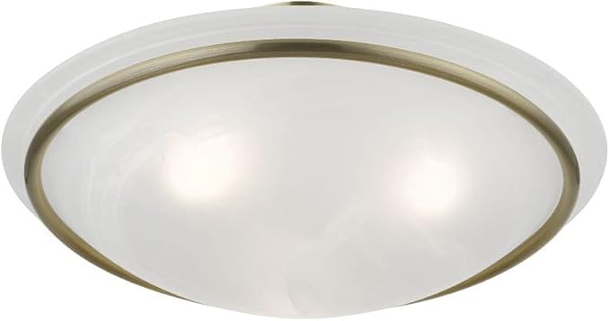 Livex Lighting 4824-07 Newburgh 3-Light Ceiling Mount, Bronze
