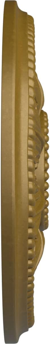 Ekena Millwork CM18ED1GLS Edinburgh Ceiling Medallion, 18 1/8 OD x 3 1/2 ID x 2 3/4 P, Gold