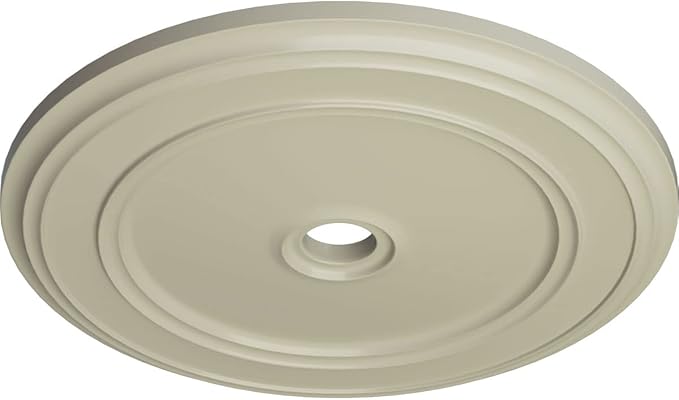 Ekena Millwork CM41CLCYF Classic Ceiling Medallion, 41-1/8" x 4" x 2-1/8", Clear Yellow