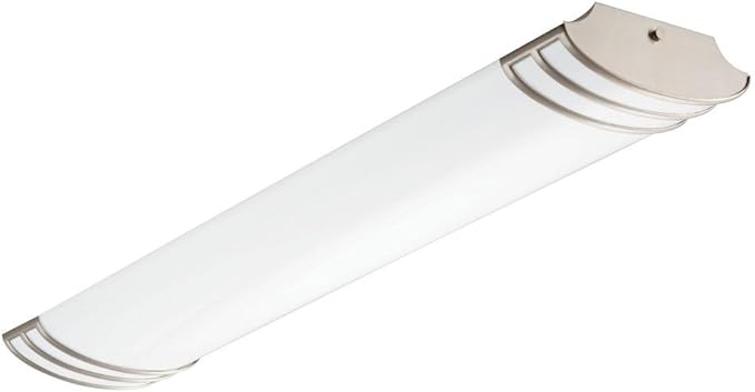 Lithonia Lighting FMLFUTL 24-Inch 840 BN 2-Foot Futra Linear Design for Kitchen| Office| Closet| 2180 Lumens, 120 Volts, 25 Watts, Wet Listed, Brushed Nickel