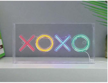 Light Up Your World! Wireless Express Neon Art Signs (5 Unique Styles) - Desktop & Wall Décor. Perfect for Bedrooms, Dorm Rooms, Office (XOXO)