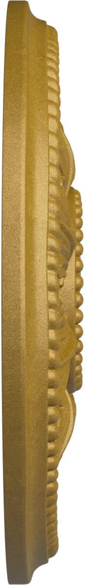 Ekena Millwork CM18ED1PGS Edinburgh Ceiling Medallion, Pharaohs Gold