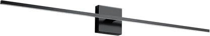 Bathroom Vanity Light Fixtures Over Mirror - 39 Inch Matte Black Vanity Lights for Bathroom 28W 3500K Dimming LED Vanity Light Bar Modern Wall Sconce Lighting for Mural
